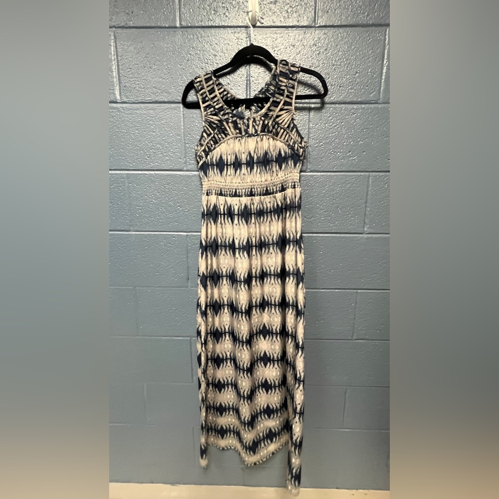Charlie Jade Black and Cream Maxi Dress